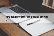 俄罗斯18年世界杯（俄罗斯2018世界杯）
