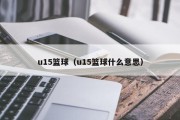 u15篮球（u15篮球什么意思）