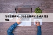 南非世界杯32（南非世界杯33个成员国分别是）