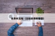 世界杯沈阳（沈阳世界杯雕塑）