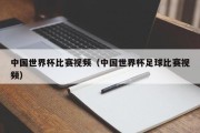 中国世界杯比赛视频（中国世界杯足球比赛视频）