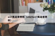 u17男足世界杯（2025u17男足世界杯）